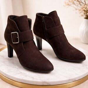 NEW Aquatalia Dark Brown Heeled Boots
